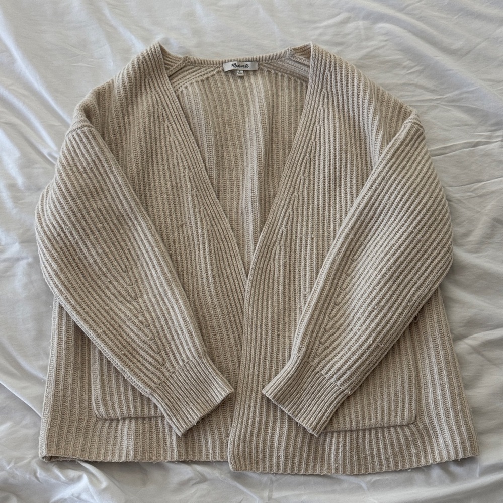 Madewell Beige Cardigan